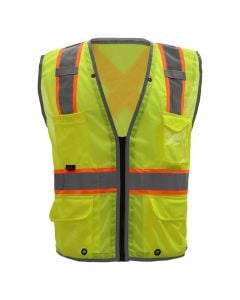 GSS 1601-1602 Class 2 Hi Vis Mesh Safety Vest