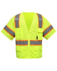 GSS 2503 Class 3 Hi Vis Mesh Safety Vest