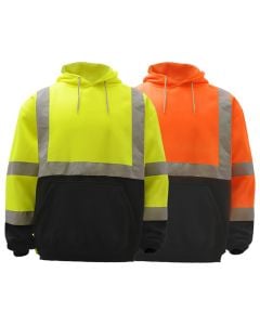 GSS 7001-7002 Class 3 Hi Vis Safety Hoodie