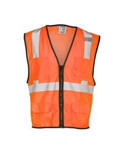 Kishigo 1191-1192 Class 2 Hi Vis Mesh Safety Vest