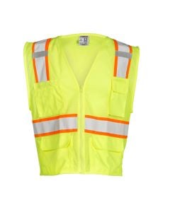 Kishigo 1195-1196 Class 2 Hi Vis Mesh Safety Vest