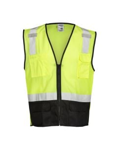 Kishigo 1509-1529 Class 2 Hi Vis Mesh Safety Vest