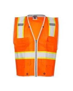 Kishigo 1510-1511 Class 2 Hi Vis Mesh Safety Vest