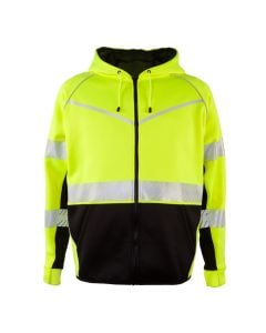 Kishigo JS150 Class 3 Hi Vis Zip-Up Hoodie