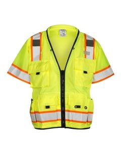 Kishigo S5010S-5011 Class 2 Hi Vis Surveyor Safety Vest