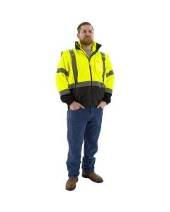 Majestic 75-1383 Class 3 Hi Vis Bomber Jacket