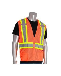 PIP 302-0600D Class 2 Hi Vis Mesh Safety Vest