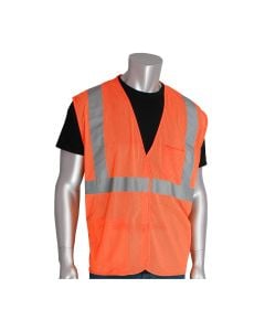 PIP 302-0702 Class 2 Hi Vis Mesh Safety Vest