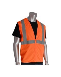 PIP 302-WCENGZ Class 2 Hi Vis Economy Safety Vest