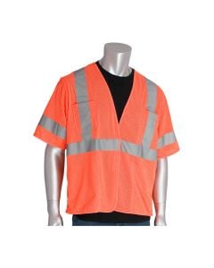 PIP 303-HSVE Class 3 Hi Vis Mesh Safety Vest