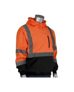 PIP 323-1350B Class 3 Hi Vis Safety Hoodie