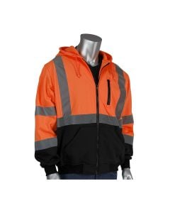 PIP 323-1370B Class 3 Hi Vis Safety Hoodie