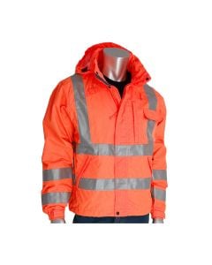 PIP 353-2000 Class 3 Hi Vis Rain Jacket