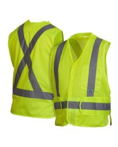 Pyramex RCA25 Class 2 Hi Vis Breakaway Safety Vest