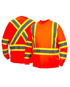 Pyramex RCLTS31 Class 3 Hi Vis Long Sleeve T-Shirt