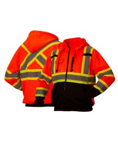 Pyramex RCSZH33 Class 3 Hi Vis Visibility Hoodie