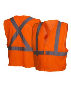 Pyramex RCZ21 Class 2 Hi Vis  X-Back Safety Vest