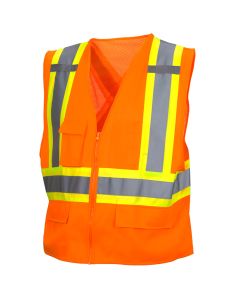 Pyramex RCZ24 Class 2 Hi Vis X-Back Safety Vest