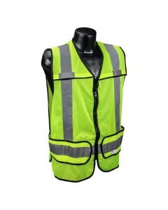 Radians 5-PC-ZR Class 2 Hi Vis Yellow Breakaway Vest