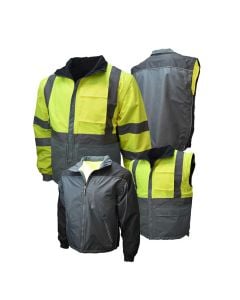 Radians SJ07-3Z Class 3 Hi Vis Windbreaker