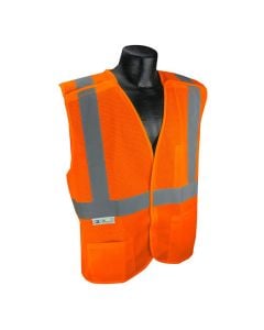 Radians SV4X-2V Class 2 Hi Vis X-Back Safety Vest