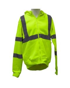 Valcrest 28-5388 Class 3 Hi Vis X-Back Safety Hoodie