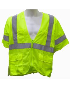 Valcrest 28363 Class 3 Hi Vis Mesh Safety Vest