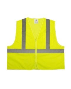 C Street 21YMZ Class 2 Hi Vis Mesh Safety Vests