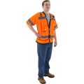 Majestic 75-3307-75-3308 Class 3 Hi Vis Trim Mesh Safety Vest