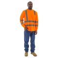 Majestic 75-5355-75-5356 Class 3 Hi Vis Long Sleeve T-Shirt