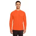 UltraClub 8422 Bright Orange Long Sleeve T-Shirt – Ultimate High Visibility & Performance Workwear