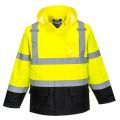 Portwest US366 HVY Black Hi Vis Safety Jacket