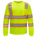 GSS 5013 Class 3 Hi Vis Long Sleeve Safety T-Shirt