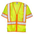 Kishigo 1242-1243 Class 3 Hi Vis Mesh Safety Vest