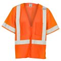 Kishigo 1264-1265 Class 3 Hi Vis Mesh Safety Vest