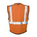 Kishigo 1537-1538 Class 2 Hi Vis Mesh Safety Vest 5 Pack