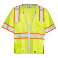 Kishigo 1550-1551 Class 3 Hi Vis Mesh Safety Vest