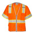 Kishigo 1550-1551 Class 3 Hi Vis Mesh Safety Vest