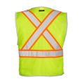 Kishigo 1576-1577 Class 2 Hi Vis Mesh X-Back Safety Vest