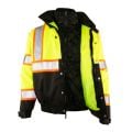 Kishigo JS119-JS120 Class 3 Hi Vis Convertible Bomber Jacket