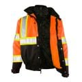 Kishigo JS119-JS120 Class 3 Hi Vis Convertible Bomber Jacket