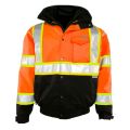 Kishigo JS119-JS120 Class 3 Hi Vis Convertible Bomber Jacket