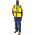 Majestic 75-3225-75-3226 Class 2 Hi Vis Mesh Safety Vest