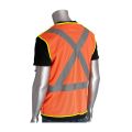 PIP 302-0210 Class 2 Hi Vis Breakaway Mesh X-Back Safety Vest