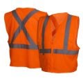 Pyramex RCZ21 Class 2 Hi Vis  X-Back Safety Vest