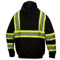 Pyramex RSZH34 Class 1 Enhanced Visibility Black Hoodie