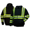 Pyramex RSZH34 Class 1 Enhanced Visibility Black Hoodie