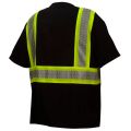 Pyramex RTS23 Class 1 Enhanced Visibility Black Safety T-Shirt