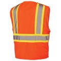 Pyramex RVHL27 Class 2 Hi Vis Mesh Breakaway Safety Vest