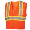 Pyramex RVHL27 Class 2 Hi Vis Mesh Breakaway Safety Vest